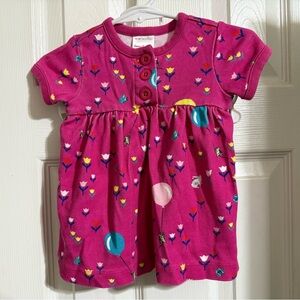 Hanna Andersson Balloons & Flowers Dress & Diaper Cover